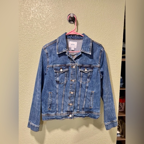 Old Navy Women's Classic Blue Jean Jacket - Picture 1 of 3